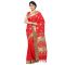 Varkala Silk Sarees Woven Self Designed Bright Red Art Silk Sarees With Blouse(awjb9101rdrd)