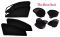 The Best Deal Zipper & Magnetic Foldable Car Sun Shades/ Curtain For Maruti Baleno New -set Of 4