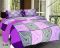 Shree jee 3D polyester double bedsheet with two pillow covers