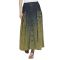 VIRO Yellow color Mid Rise Regular Fit Cotton fabric Ankle Length skirt for women