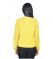VIRO Georgette fabric Embroidered Round Neck Full Sleeves Yellow color Top for womens