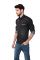 Kobalt Denim Full Sleeves Aztec Print Casual Shirt For Men - Black-bbk110bl4