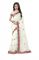 Shree Mira Impex White Embroidered Georgette Saree Sari With Blouse Piece (mira-63)