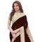 Shree Mira Impex Brown Embroidered Georgette Saree Sari With Blouse Piece (mira-80)