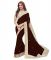 Shree Mira Impex Brown Embroidered Georgette Saree Sari With Blouse Piece (mira-80)