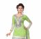 Shree Mira Impex Green Embroidered Cotton Salwar Suits Dress Material (smix-105)