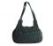 Spero Girl'S Stylish Zip Lock Leatherette Funky Black Handbag