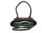 SPERO Women's Stylish Zip lock casual black n pink handbag