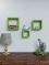 Woodworld Nesting Square Shelf Set Of 3 Shelves - Green