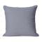 Monogram Grey Square Cotton Cushion Cover Hand Print- 5 Pcs Set-Grey
