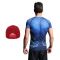 Superman Dry fit 3D gym compression T-Shirt with Baseball cap free for Men   by Treemoda
