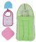 Jaze Baby - Multipurpose 3-in-1 Baby Carry Bed With Baby Essential Freebie Set - Lovely Green