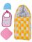 Jaze Baby - Multipurpose 3-in-1 Baby Carry Bed With Baby Essential Freebie Set - Yellow Apple