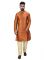 Angrakha Cotton Silk Regular Fit Self Design Kurta Pajama Set ( Code - Bckuset15)