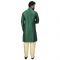 Angrakha Cotton Silk Regular Fit Self Design Kurta Pajama Set ( Code - Bckuset018)