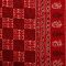 TEXSTYLERS DOUBLE BED SHEET BAGRU PRINT PATCHWORK RED BLOCK STYLE DESIGN WITH 2 PILLOW COVERS