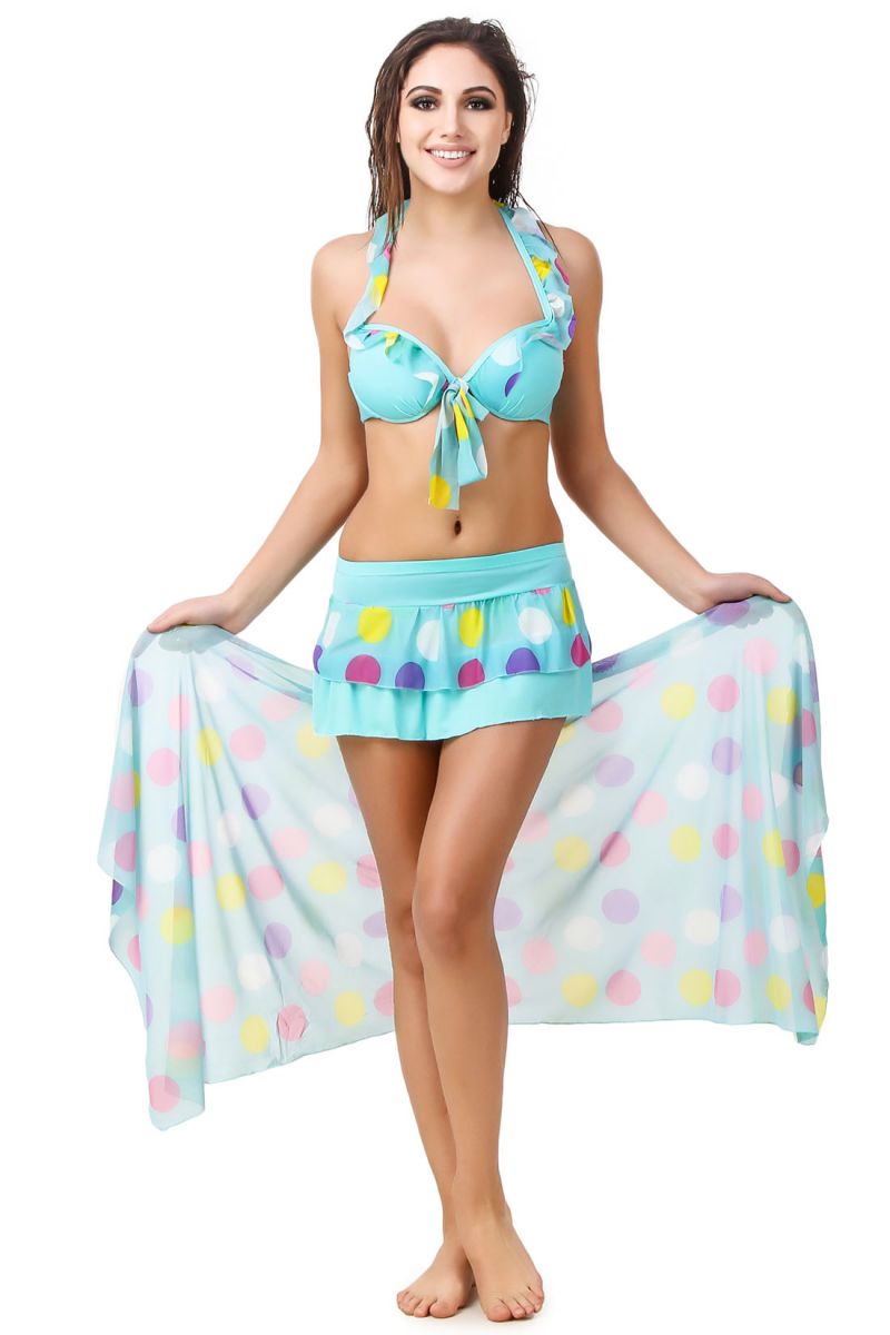 swimming costume with long skirt