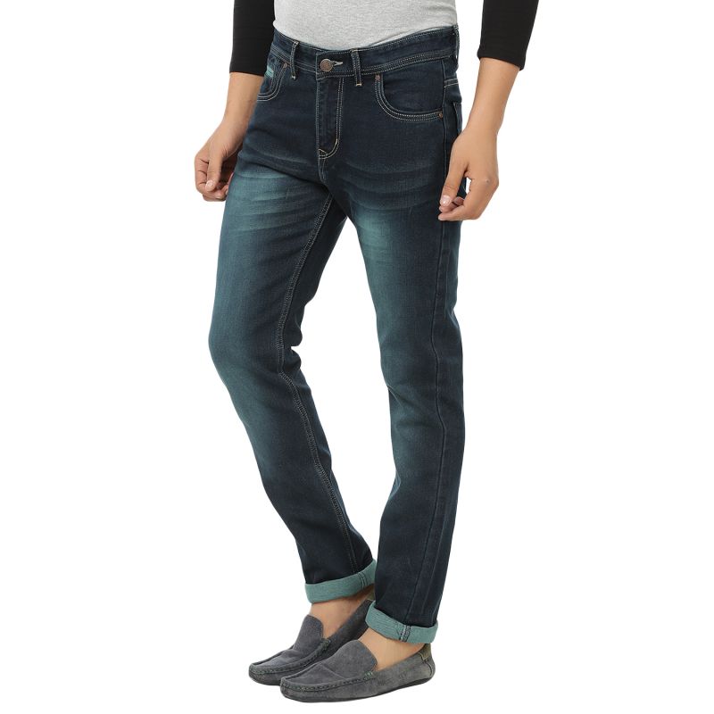 green shade jeans