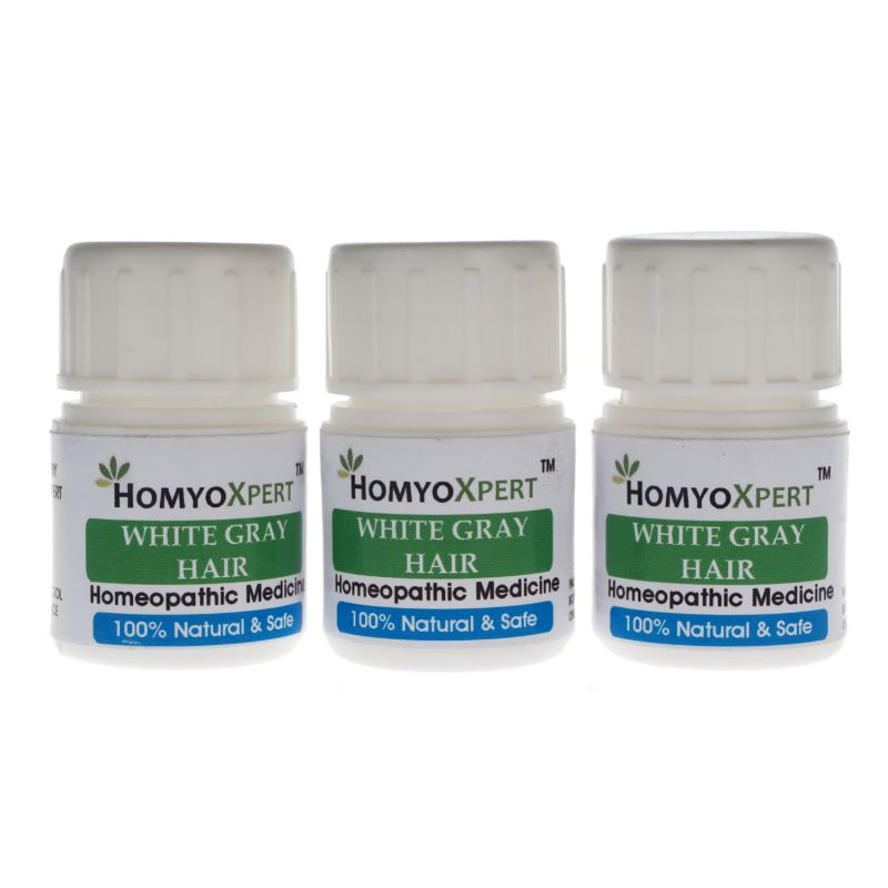 Buy Homyoxpert White Gray Hair Homeopathic Medicine For One Month