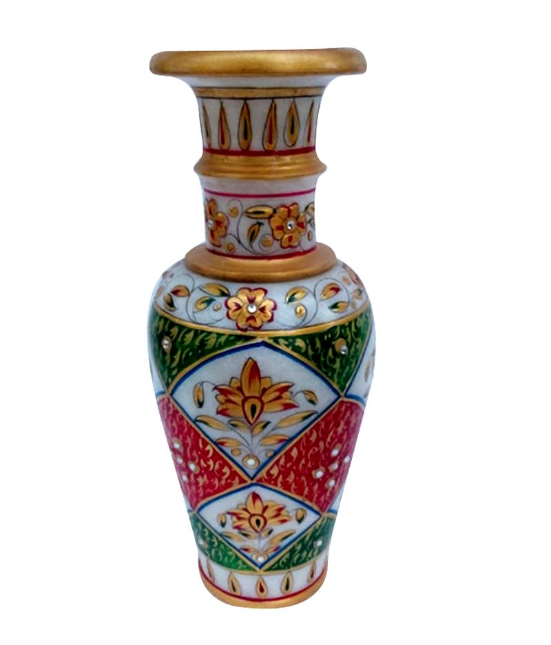 Buy Marble Flower Vase - from Rajasthan online