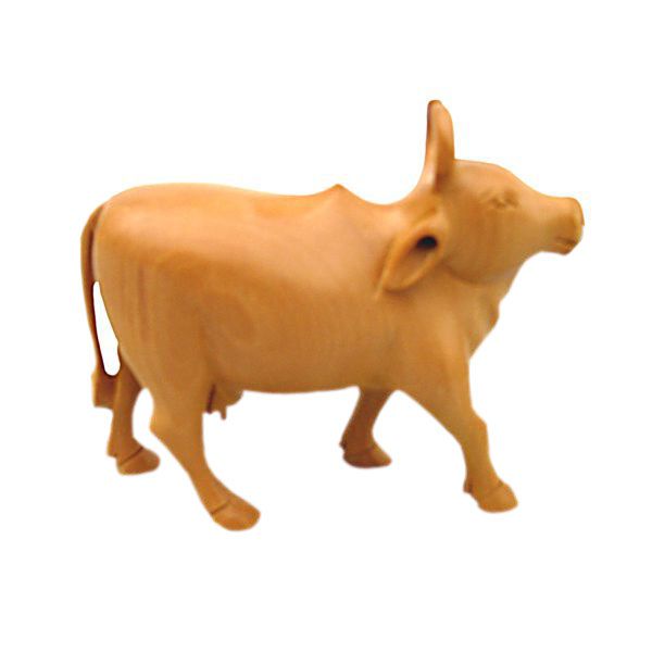Buy Wooden Cow from Rajasthan online