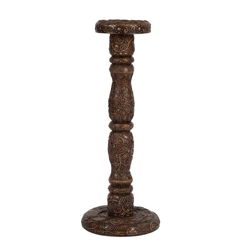 Buy Fabulloso Brown Colour Towering Candle Stand online
