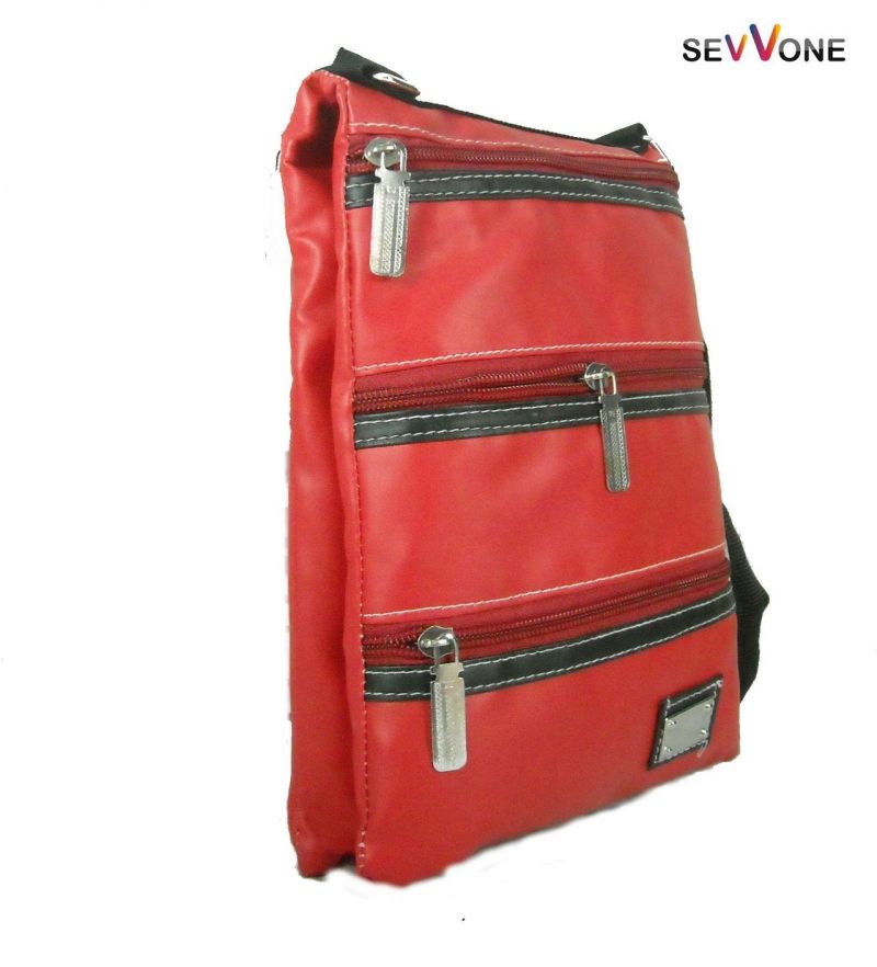 Buy Estoss Red Multi-pocket Sling Bag online