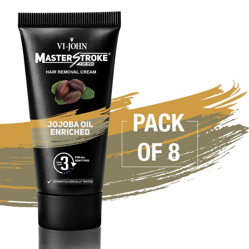 Buy Master Stroke Men Hair Removal Cream Jojoba 60gm Pack Of 8