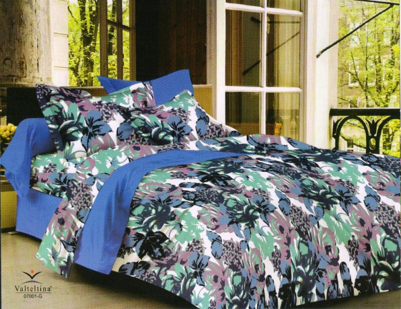 Buy Welhouse India Floral design Cotton king size bedsheet & 2 pillow cover online