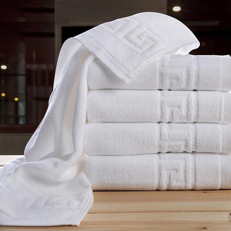 Buy Welhouse India Plain White Hand Towel Set Of 5 online