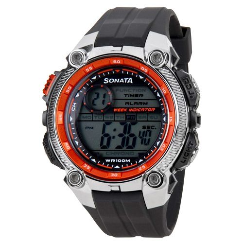 digital watch of titan