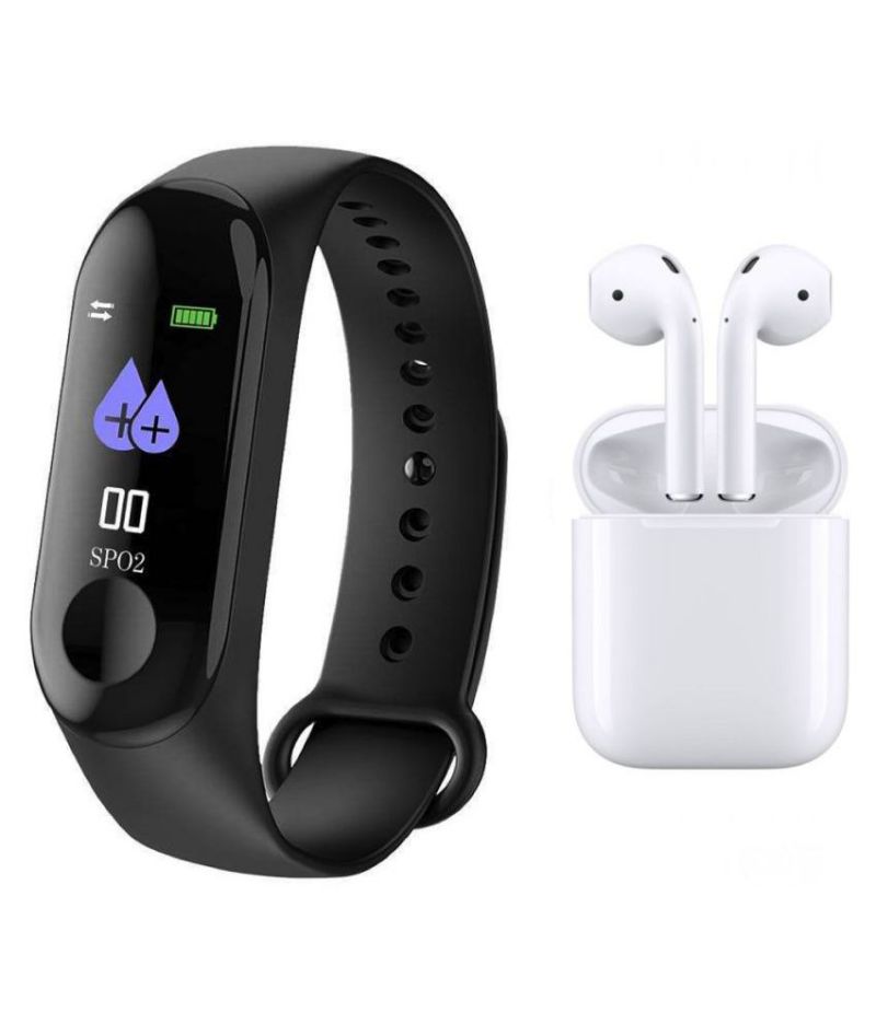 Buy Combo Of Imi Smart Band M3 Dual Airpod online