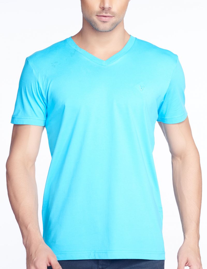 tee shirt reebok cyan