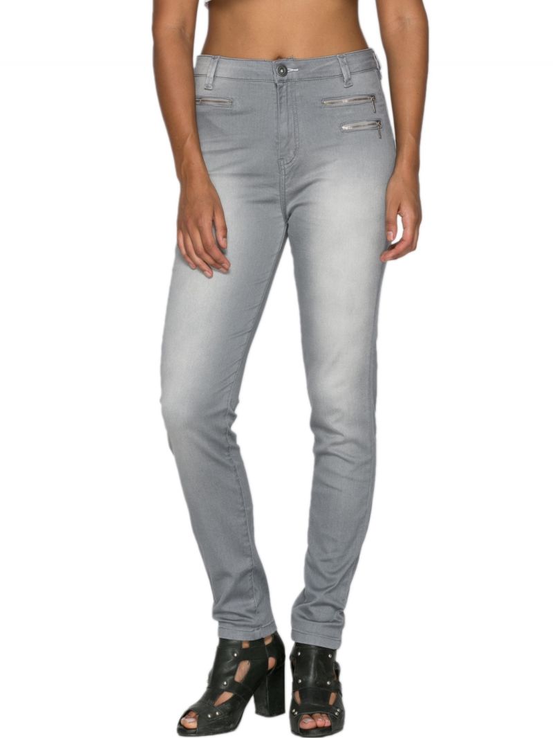 grey color jeans