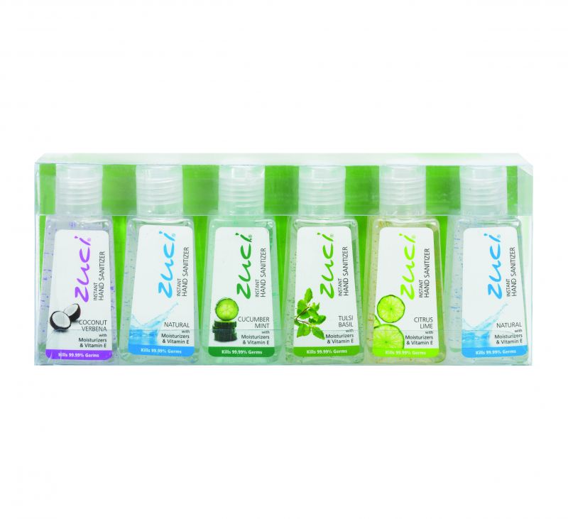 Buy Zuci Natural Hand Sanitizer Gift Set - Pack Of 6 online