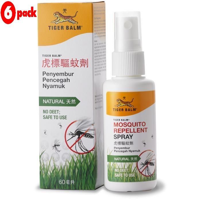 Buy Tiger Balm Mosquito Repellent Spray - 60ml (pack Of 6) online