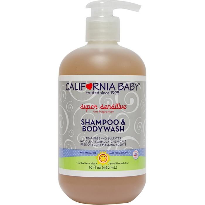 Buy California Baby Shampoo & Bodywash Super Sensitive - 562ml (19oz) online