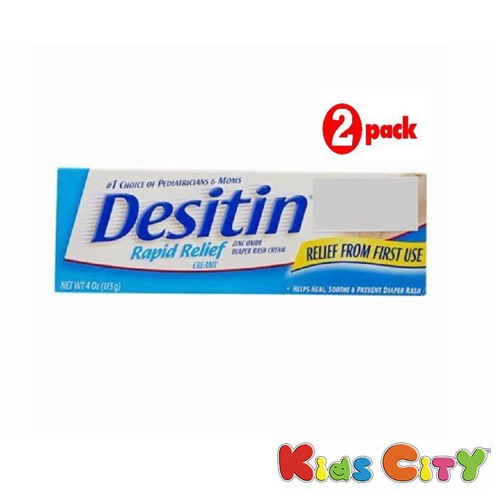 Buy Desitin Rapid Relief Creamy Nappy Cream - 113g (4oz) (pack Of 2) online