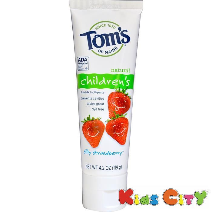 Buy Tom's Natural Childrens Fluoride Toothpaste 119g (4.2oz) Silly Strawberry online