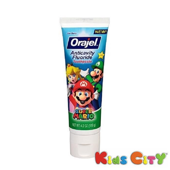 Buy Orajel Antiactivity Fluoride Toothpaste - 119g (4.2oz) Super Mario online