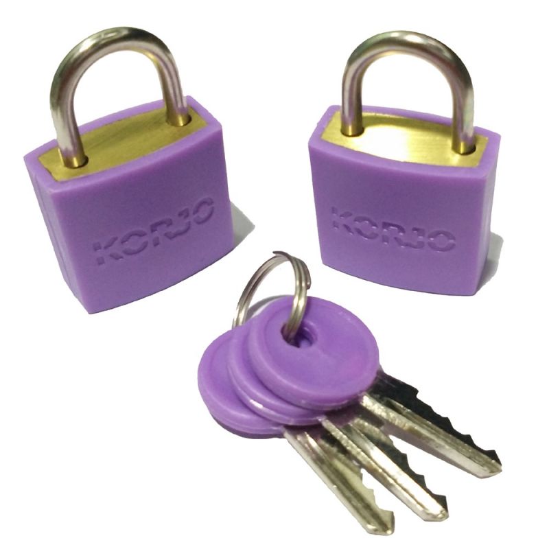 Buy Korjo Colorful Lock - 2pk Purple (product Code - Llc20-pur) online