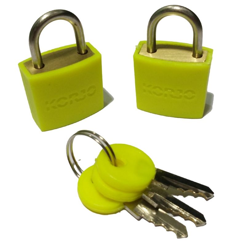 Buy Korjo Colorful Lock  2Pk Yellow online