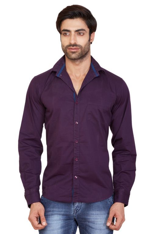 purple shirt with jeans