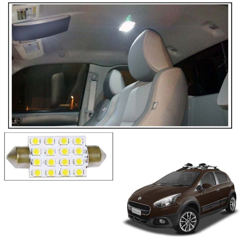Buy Autoright 16 Smd LED Roof Light White Dome Light For Fiat Avventura online