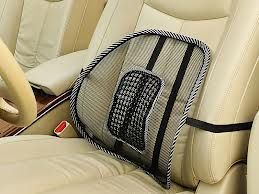 Buy Set Of 2 Car Seat Massage Chair Back Lumbar Support Mesh Ventilate Cushion online