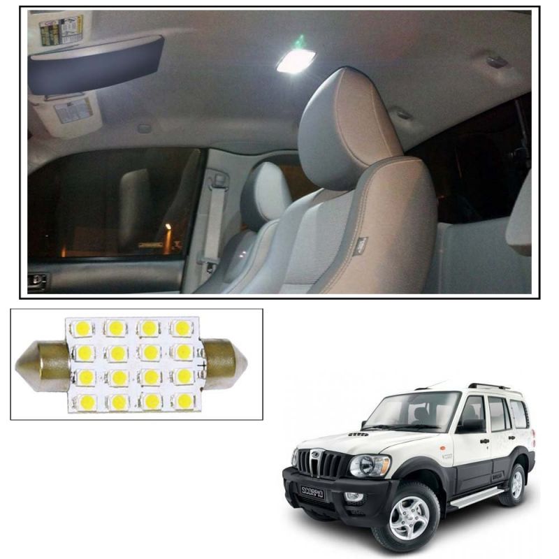 Buy Autoright 16 Smd LED Roof Light White Dome Light For Mahindra Scorpio online