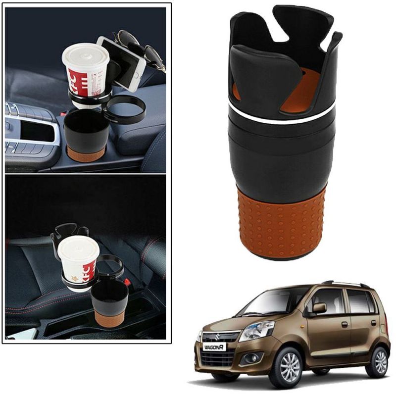 Buy Autoright 5-in-1 Car Cup / Car Sunglass / Car Mobile Holder Storage Cup For Maruti Suzuki Wagon R 1.0 New online
