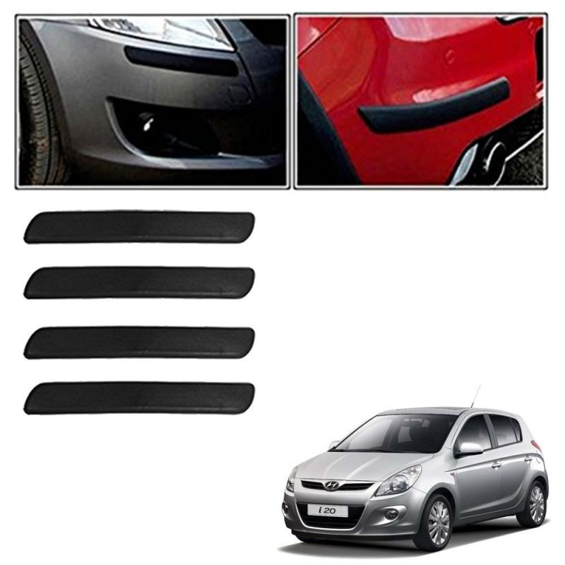 Buy Autoright Car Bumper Safety Guard Protector Black For Hyundai I20 Old online