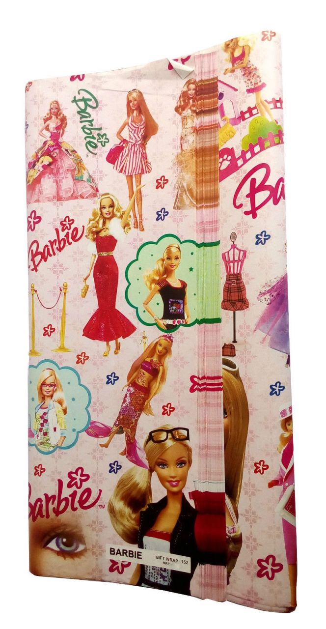 barbie gift wrap