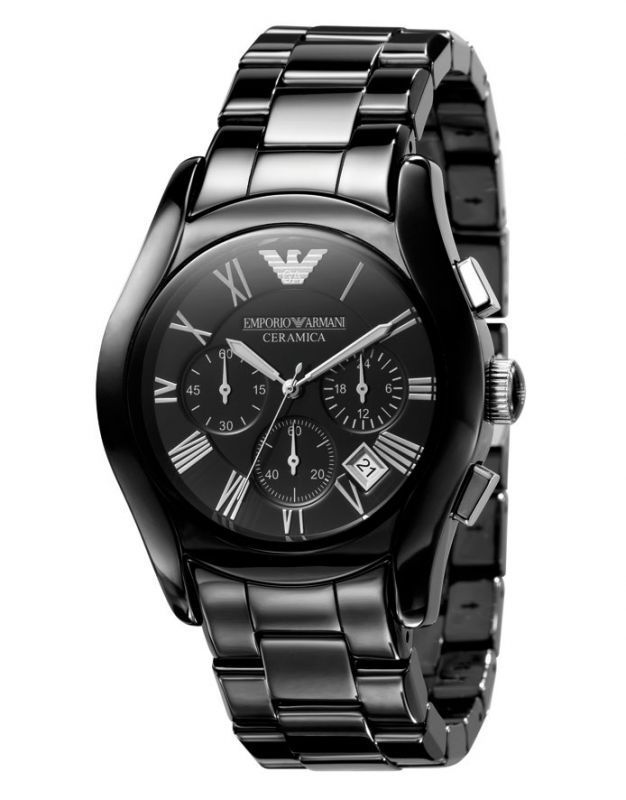 Buy Imported Emporio Armani Ar1400 Black Ceramic Chronograph Men Wrist Watch online